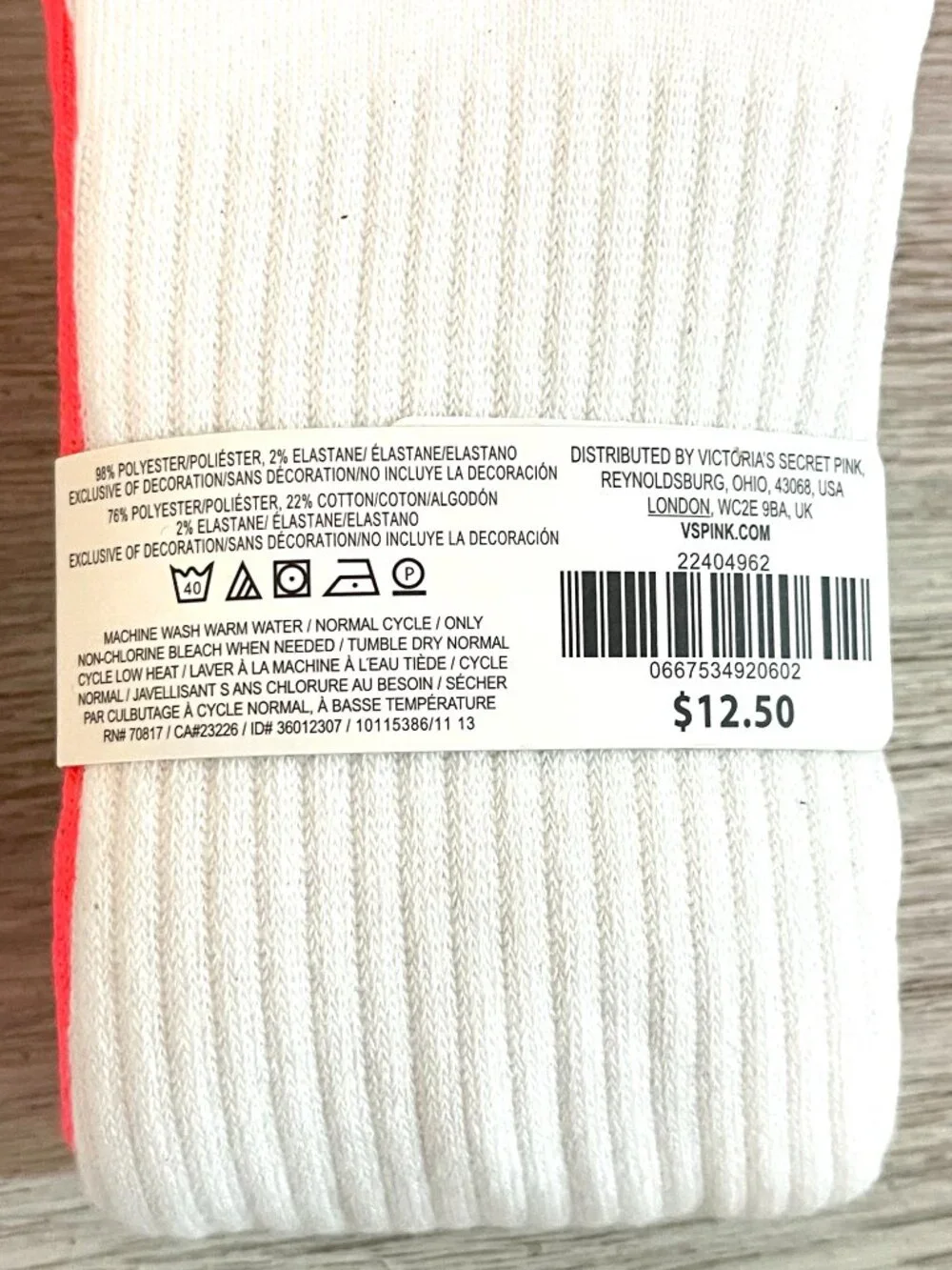 New Victoria's Secret PINK Socks 3 Pair